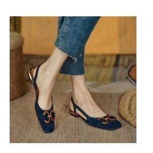 Maxwell Carter black Mathilda sling back 41